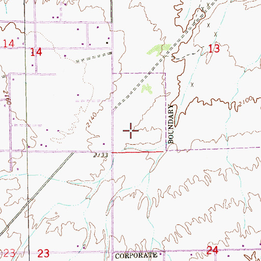 Topographic Map of Colonnade Square Shopping Center, NV