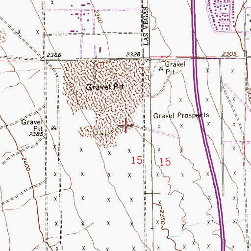 Topographic Map of Legacy Christian Fellowship Church, NV