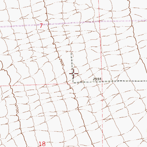 Topographic Map of Mountain View Lutheran Church, NV