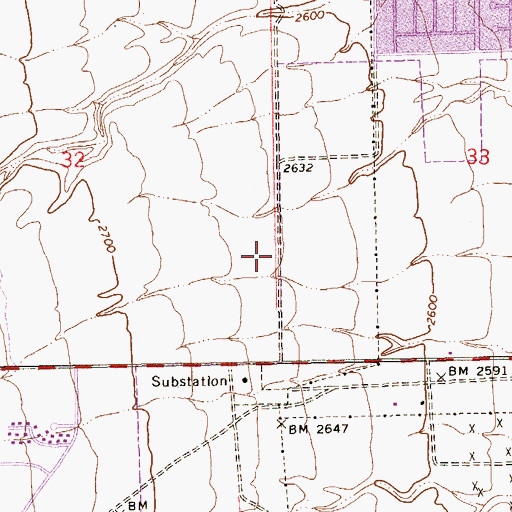 Topographic Map of Newsong Christian Church, NV