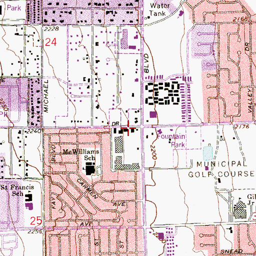 Topographic Map of Now Faith Christian Center Ministries, NV