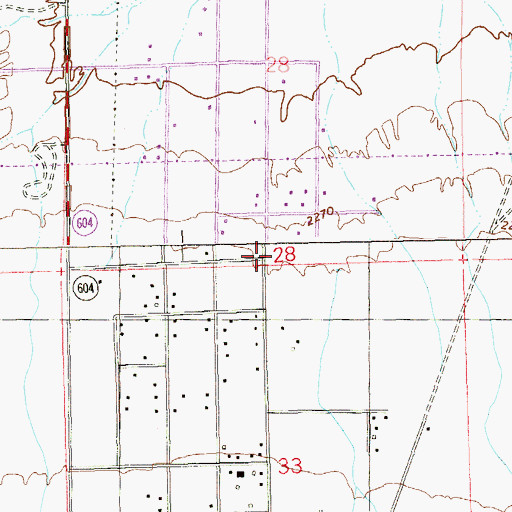 Topographic Map of Oasis Christian Church, NV