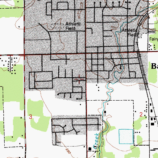 Topographic Map of Community Baptist Church, WA