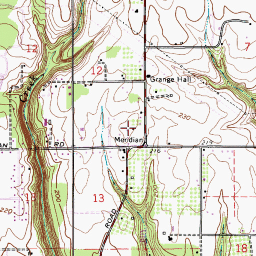 Topographic Map of Community of Hope Church of Wilsonville, OR