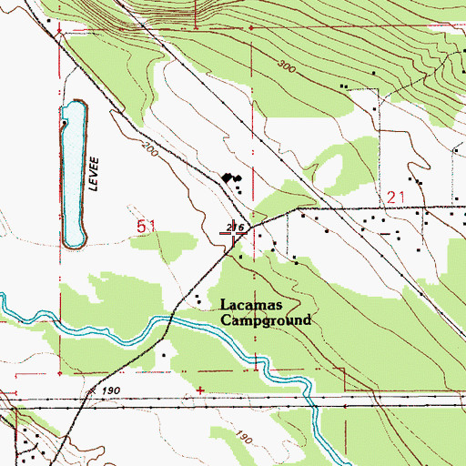 Topographic Map of East Hill Foursquare Church, WA
