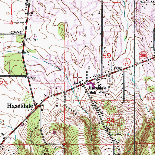 Topographic Map of Friendship Christian Fellowship Church, OR