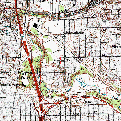 Topographic Map of Garden Grove Branch Community of Christ Church, WA