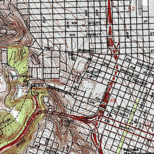 Topographic Map of Kings Hill Max Station, OR