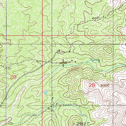 Topographic Map of Carpenter Ranch, AZ