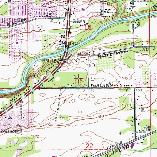 Topographic Map of Apostolic Lutheran Church, OR