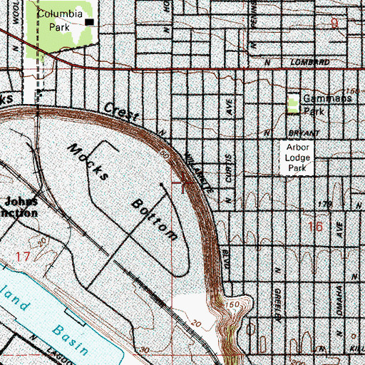 Topographic Map of Kingdom Hall of Jehovahs Witnesses, OR