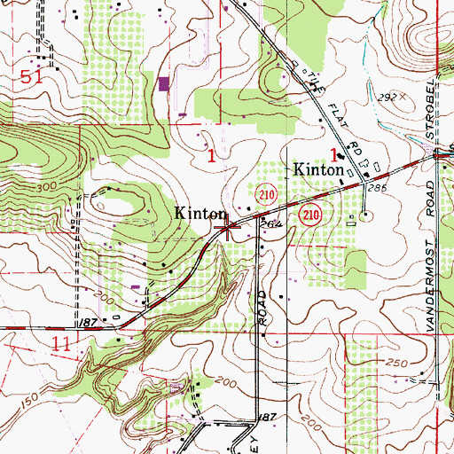 Topographic Map of Portland Onnuri Church, OR