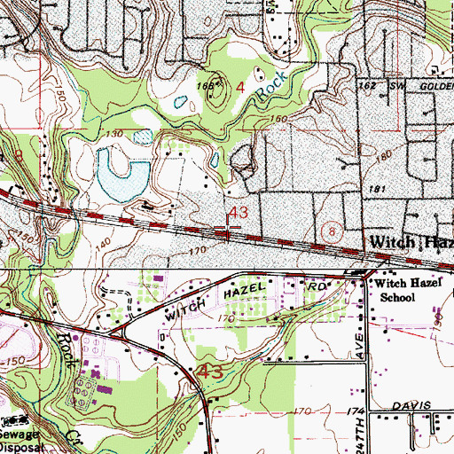 Topographic Map of Reformation Lutheran Church, OR