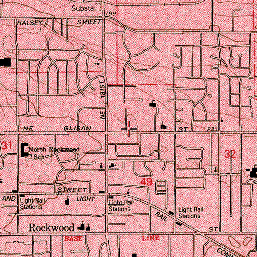 Topographic Map of Bethel Romanian Apostolic Church, OR