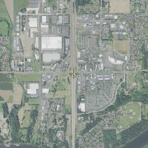 Aerial/Satellite Image of Interchange 283, OR
