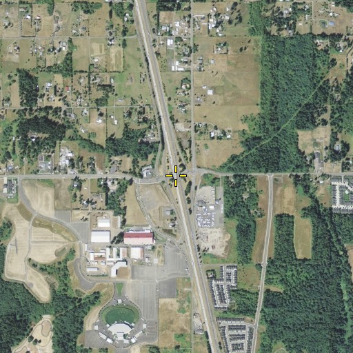 Aerial/Satellite Image of Interchange 9, WA