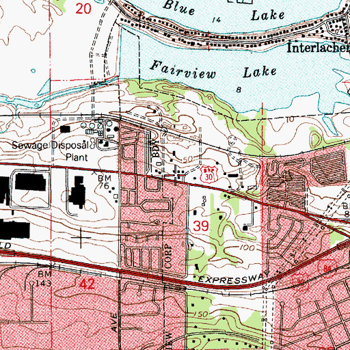 Topographic Map of Slavic Evangelical Church, OR