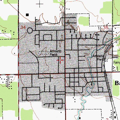 Topographic Map of Smirna Christian Church, WA