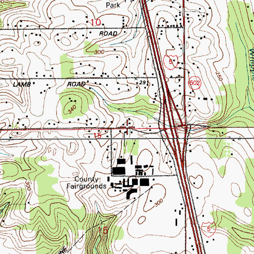 Topographic Map of Southridge Branch Community of Christ Church, WA