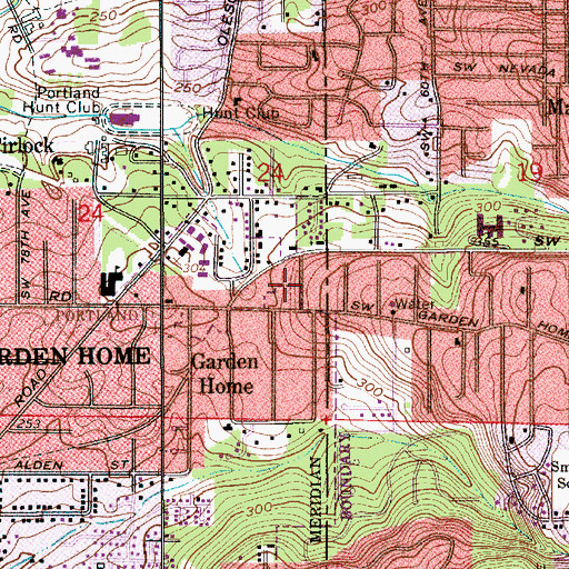 Topographic Map of The Church of Jesus Christ of Latter Day Saints, OR