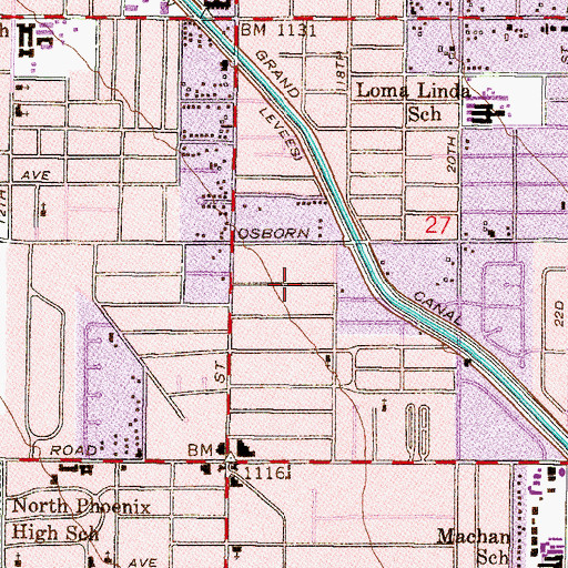 Topographic Map of Bronze Boot, AZ