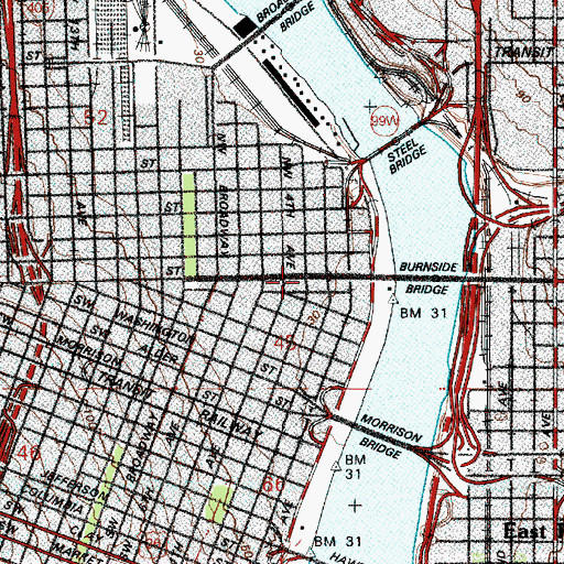 Topographic Map of Union Gospel Mission Lifechange Center, OR