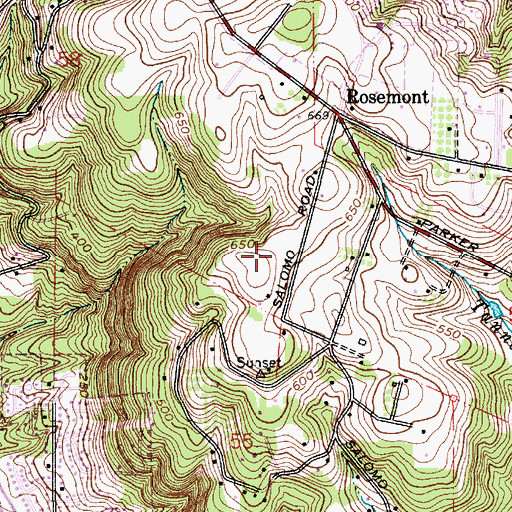 Topographic Map of Willamette Christian Church, OR