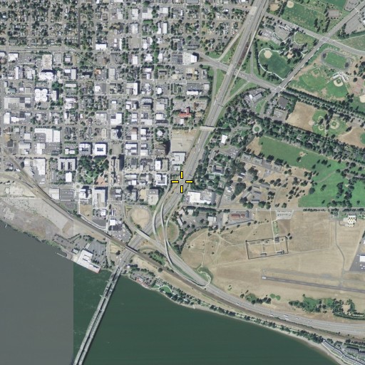 Aerial/Satellite Image of Interchange 1B, WA