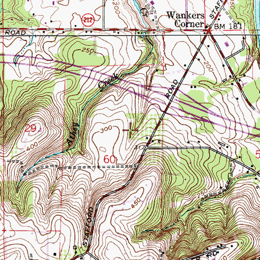 Topographic Map of Neighborhood Church, OR