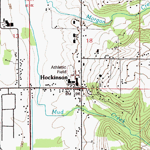 Topographic Map of Hockinson Community Church, WA