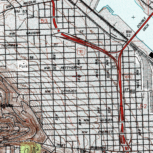 Topographic Map of Holy Apostles Orthodox Church, OR