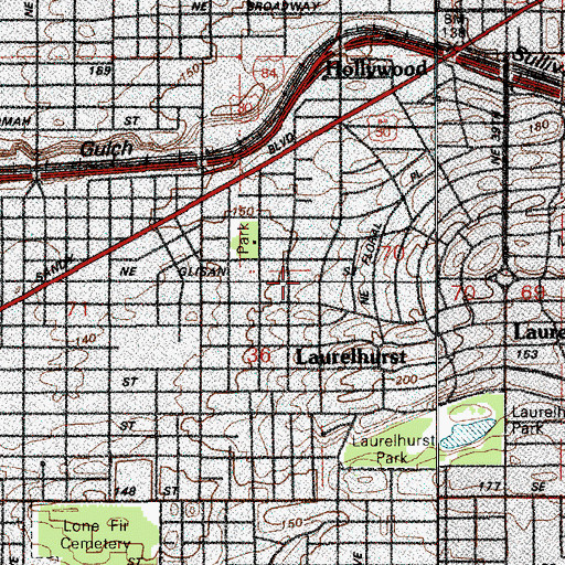Topographic Map of Holy Trinity Greek Orthodox Church, OR