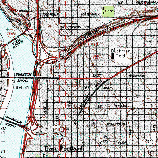 Topographic Map of Imago Dei Community, OR