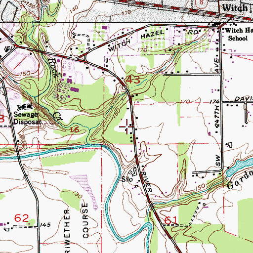 Topographic Map of India Full Gospel Church, OR