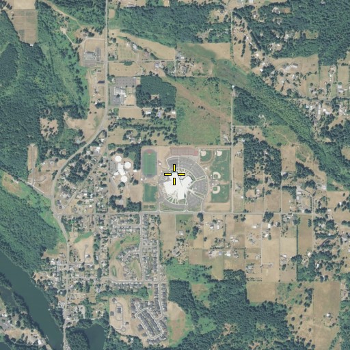 Aerial/Satellite Image of Papermaker Preschool, WA