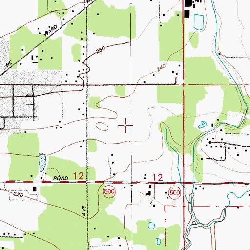 Topographic Map of Pioneer Elementary School, WA