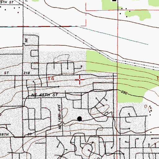 Topographic Map of Special Services School, WA