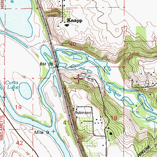 Topographic Map of Salmon Creek Wastewater Treatment Plant, WA