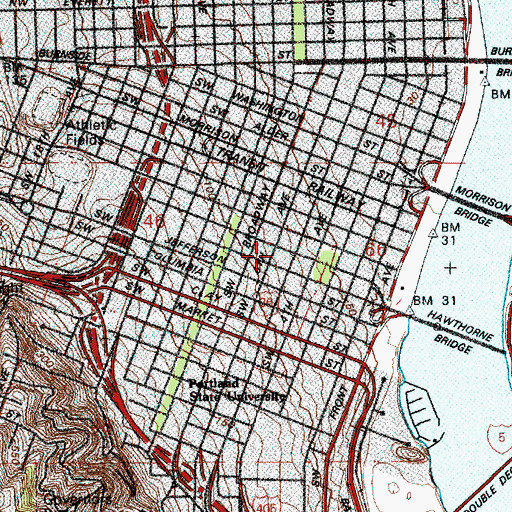 Topographic Map of Solomon Courthouse Post Office, OR