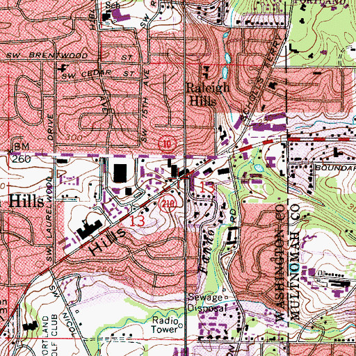 Topographic Map of Academy for Scriptual Knowledge (historical), OR