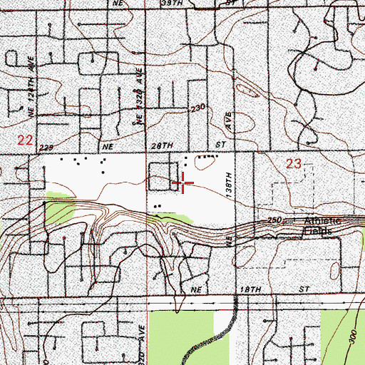 Topographic Map of Home Choice Academy, WA
