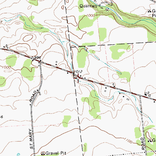 Topographic Map of School Number 7 (historical), NY