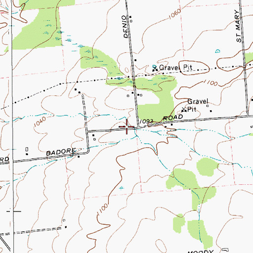 Topographic Map of School Number 12 (historical), NY
