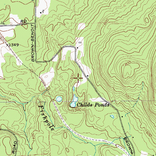 Topographic Map of School Number 13 (historical), NY