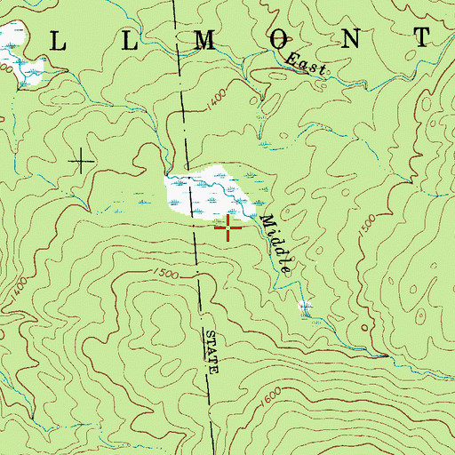 Topographic Map of Boyce Mill (historical), NY
