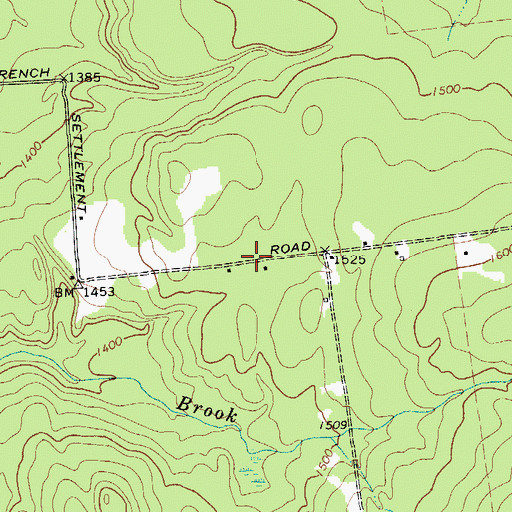 Topographic Map of School Number 6 (historical), NY