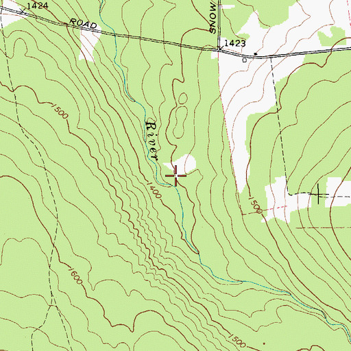 Topographic Map of Whites Kiln (historical), NY