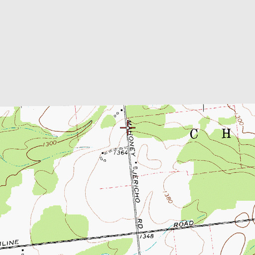 Topographic Map of School Number 15 (historical), NY
