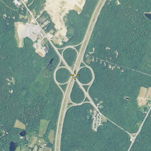 Aerial/Satellite Image of Interchange 5B, RI