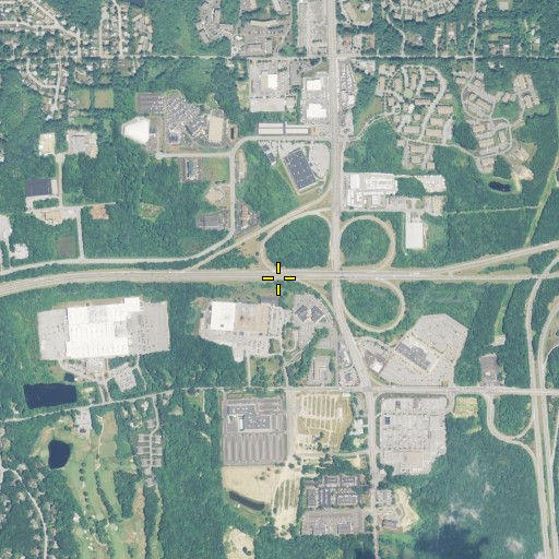Aerial/Satellite Image of Interchange 8A, RI